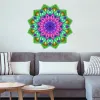 Vinilo Impreso Y Troquelado. Diseño Mandala Tamaño 90 Cm