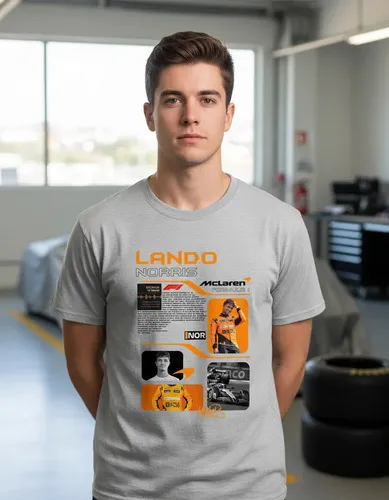 Remera: F1 Lando Norris Mclaren Memoestampados