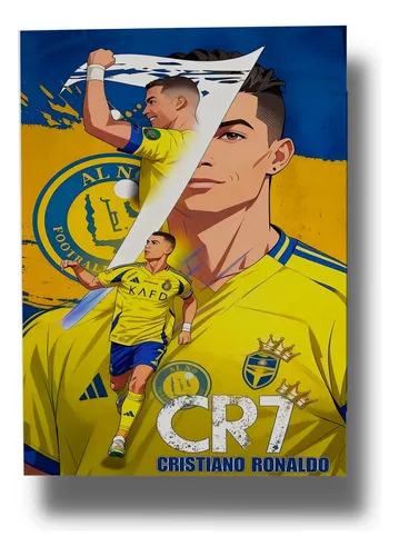 Cuadro Cristiano Ronaldo 601 40x53 Mdf Memoestampados