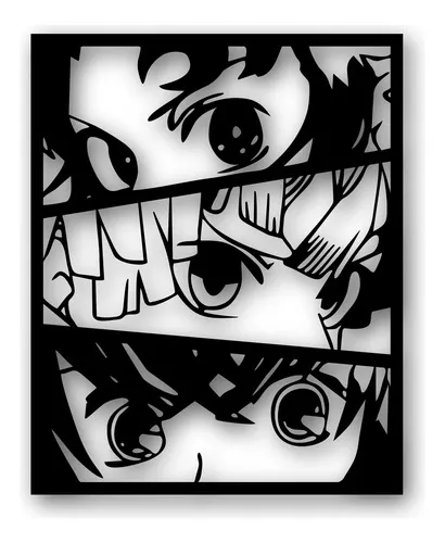 D_775970-MLU81855113534_012025-O.jpg Cuadro Demon Slayer Personajes Calado Memo Estampados