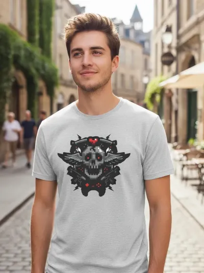 Remera: Gamer Crest Memoestampados