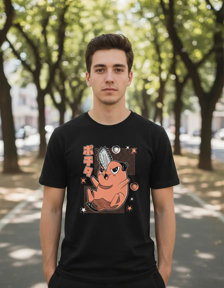 D_792236-MLU97927589820_112025-O.jpg Remera: Pochita Memoestampados