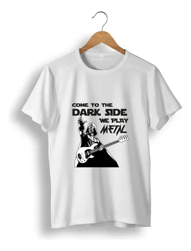 Remera: Dark Side We Play Metal Memoestampados