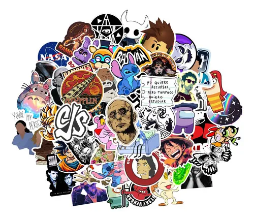 D_795786-MLU84094858138_052025-O.jpg Stickers Personalizados 50 Unidades 4cm Memo Estampados