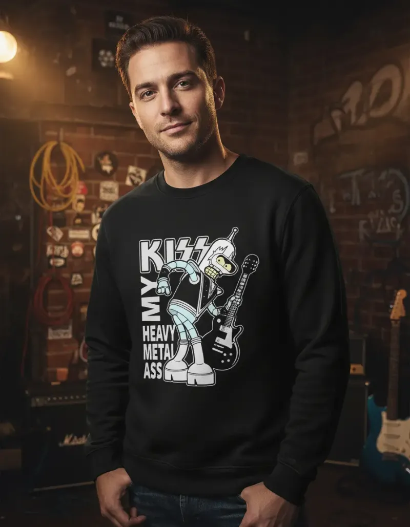 Buzo Bender Kiss Memoestampados