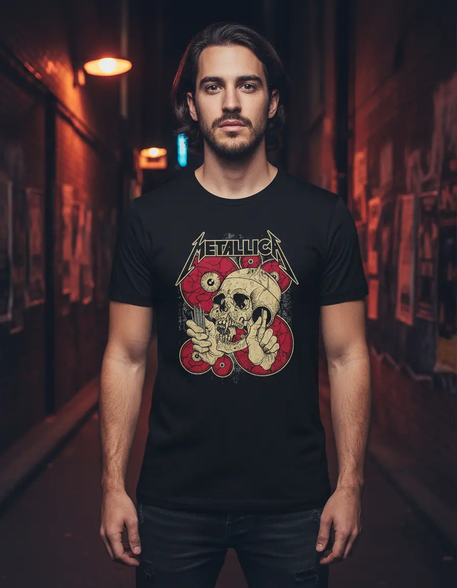 D_798189-MLU94288632799_102025-O.jpg Remera: Metallica Calavera