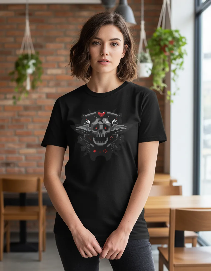 Remera: Gamer Crest Memoestampados