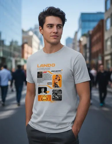Remera: F1 Lando Norris Mclaren Memoestampados