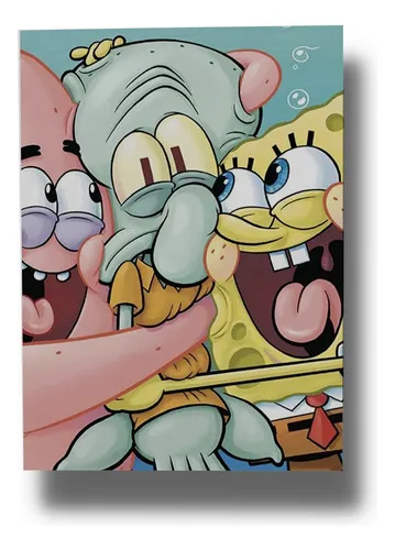 D_809556-MLU109551028615_032026-O.jpg Cuadro Bob Esponja 835 40x53 Mdf Memoestampados