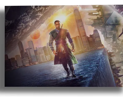 Cuadro Doctor Strange Marvel 75 70x100 Mdf Memoestampados