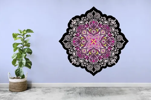 D_812856-MLU49716422663_042022-O.jpg Vinilo Impreso Y Troquelado. Diseño Mandala 6 Tamaño 90 Cm,