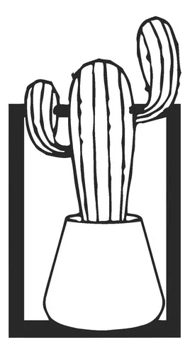 D_814510-MLU47976185325_102021-O.jpg Cuadro Madera Calada 3mm Cactus 82x44cm