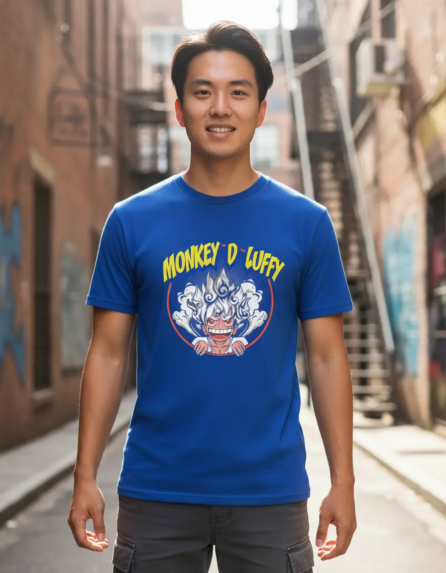 Remera: Monkey D Luffy Talk Memoestampados