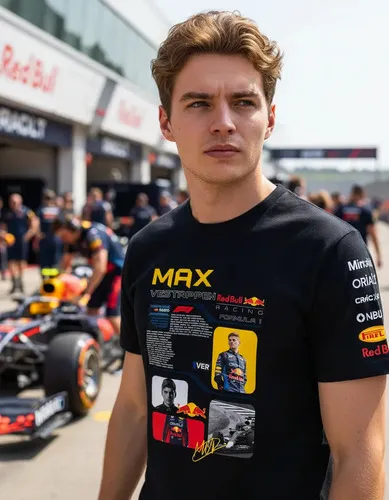 D_815130-MLU109642631134_042026-O.jpg Remera: F1 Max Verstappen Red Bull
