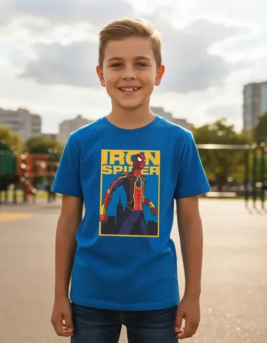 D_819749-MLU95968569842_102025-O.jpg Remera: Iron Spiderman Memoestampados