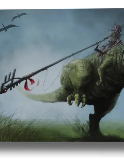 Cuadro Dinosaur Fantasy Rex 358 50x70 Lienzo Memoestampados