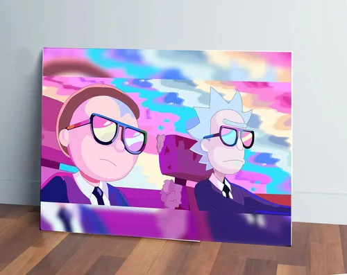 D_822153-MLU44176649330_112020-O.jpg Cuadro 250 Rick Y Morty 30x40 Mdf Memoestampados