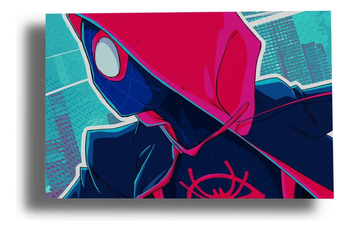 Cuadro Spider-man 389 30x40 Mdf Memoestampados