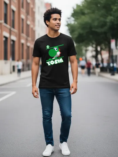 Remera: Yoshi Super Mario Memoestampados