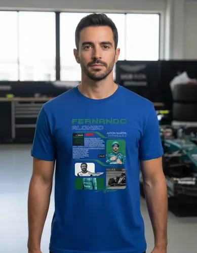 D_830567-MLU95616602972_102025-O.jpg Remera: F1 Fernando Alonso Aston Martin Memoestampados