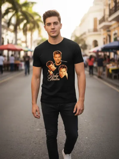 Remera: Ricky Martin 02 Memoestampados