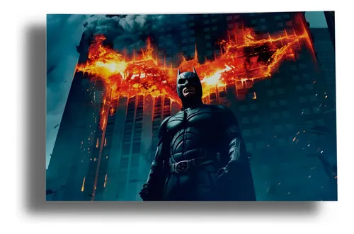 Cuadro Batman Caballero Oscuro 909 70x100 Mdf Memoestampados