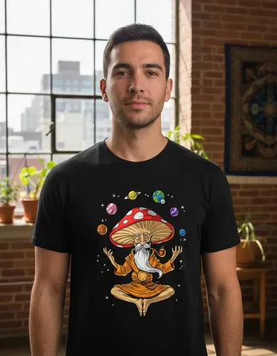 D_839476-MLU96876460854_112025-O.jpg Remera: Hongo Psicodélico
