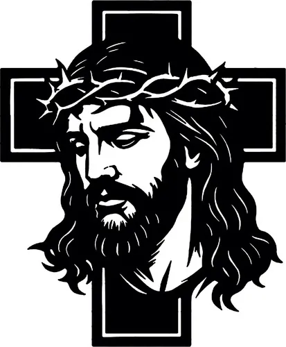 D_840228-MLU106427068799_022026-O.jpg Cuadro Jesus Cristo Cruz Calado 40x33cm Memo Estampados