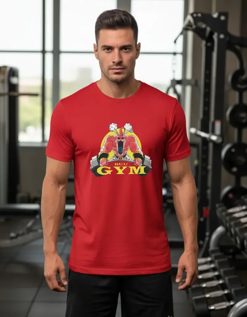 Remera: Majin Buu Gym Memoestampados