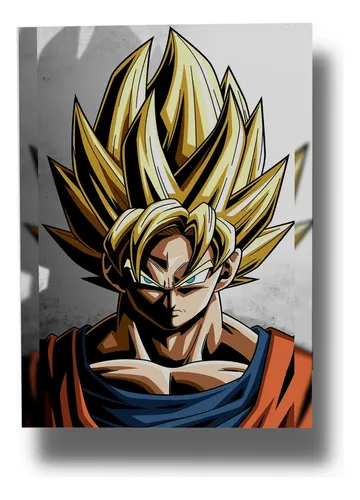 Cuadro 263 Goku Dragon Ball Z 30x40 Mdf Memoestampados