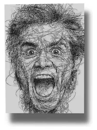 Cuadro Jim Carrey 513 50x70 Lienzo Memoestampados