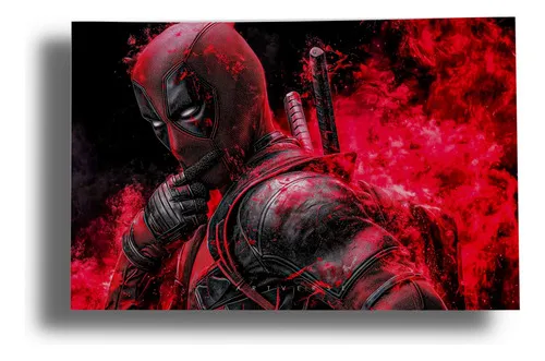 D_845489-MLU110277297741_042026-O.jpg Cuadro Deadpool 854 40x53 Mdf Memoestampados