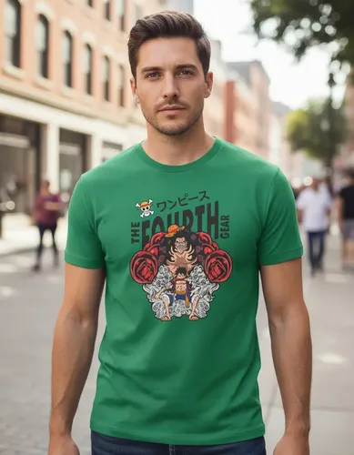 D_847206-MLU98739887624_112025-O.jpg Remera: The Fourth Gear Luffy Anime Memoestampados