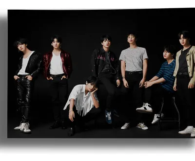 Cuadro Bts 912 50x70 Mdf Memoestampados