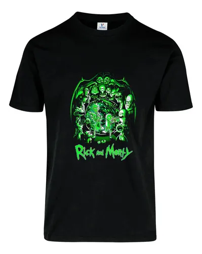 D_850862-MLU78532446950_082024-O.jpg Remera: Rick And Morty Memoestampados