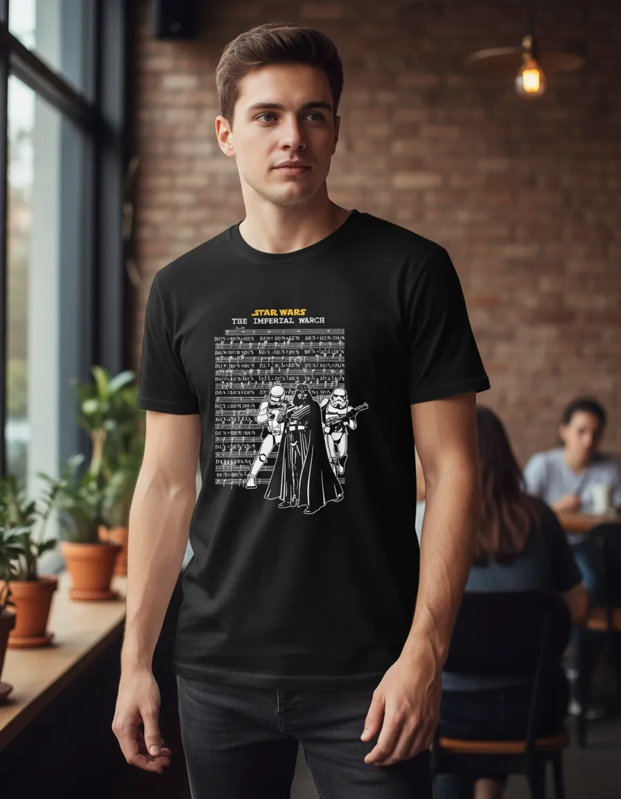 Remera: Imperial Negra Star Wars