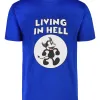 Remera: Living In Hell Memoestampados
