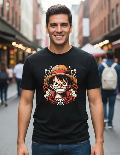 Remera: One Piece Luffy 01 Memoestampados