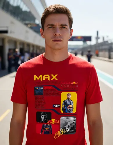 D_856325-MLU95388419062_102025-O.jpg Remera: F1 Max Verstappen Red Bull Memoestampados