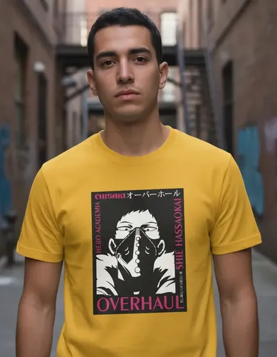 Remera: Overhaul Anime Hero Academia Memoestampados