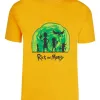 D_863060-MLU76761515874_062024-O.jpg Remera: Rick _ Morty Portal Siluetas Memoestampados