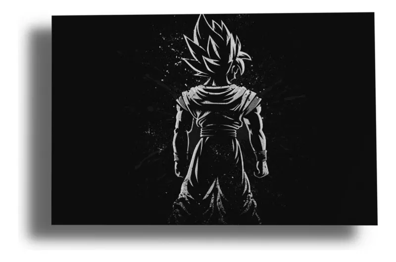 Cuadro Dragon Ball Son Goku 122 30x40 Mdf Memoestampados