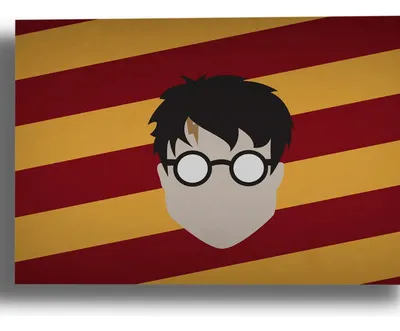 Cuadro Harry Potter Minimalista 23 30x40 Mdf Memoestampados