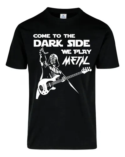 Remera: Dark Side We Play Metal Memoestampados