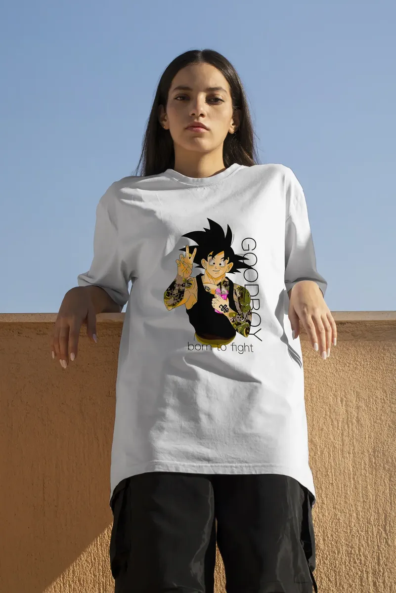 D_869162-MLU80681847830_112024-O.jpg Remera: Goku Goodboy Memoestampados