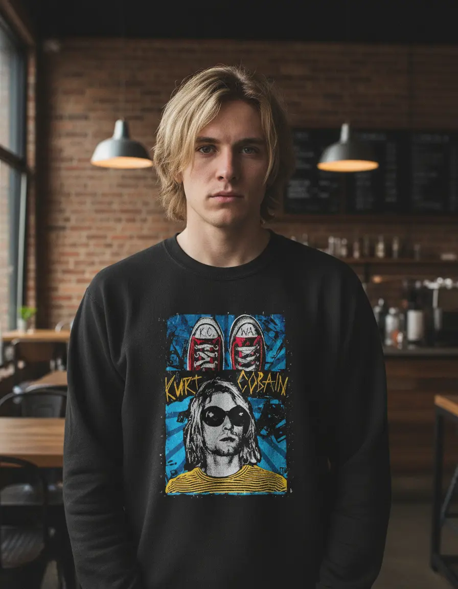 Buzo Nirvana Curt Co Memoestampados