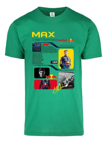 D_875001-MLU83706705580_042025-O.jpg Remera: F1 Max Verstappen Red Bull Memoestampados
