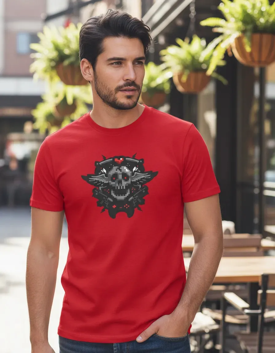Remera: Gamer Crest Memoestampados