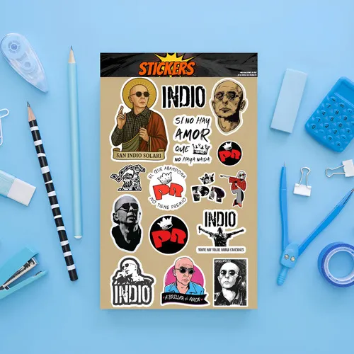 D_878678-MLU97655958047_112025-O.jpg Pack Pegotines Stickers Indio Solari Memoestampados