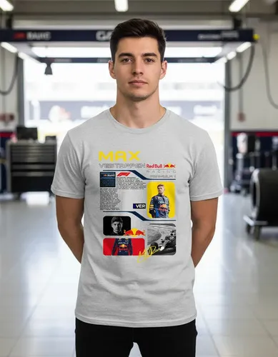D_879024-MLU95387438202_102025-O.jpg Remera: F1 Max Verstappen Red Bull Memoestampados
